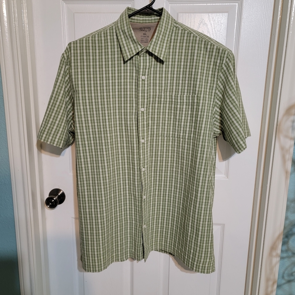 Austin Clothing Co. Men's Button Up Shirt Classic Fit Size XXL